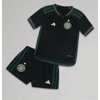 Camisa de time de futebol Celtic Replicas 2º Equipamento Infantil 2023-24 Manga Curta (+ Calças curtas)